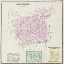 Load image into Gallery viewer, Witmer, A.R.  “Londonderry, Penn Station, Jennerville.” From "Atlas of Chester County"