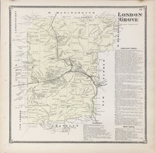 Load image into Gallery viewer, Witmer, A.R.  “London Grove.” From "Atlas of Chester County"