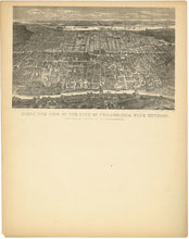 Load image into Gallery viewer, Bachmann, John, after “Birds Eye View of the City of Philadelphia with Environs”