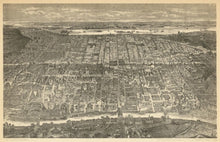 Load image into Gallery viewer, Bachmann, John, after “Birds Eye View of the City of Philadelphia with Environs”