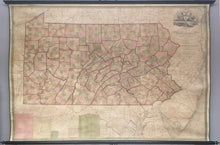 Load image into Gallery viewer, Morris after Melish &quot;Map of Pennsylvania, Constructed from the County Surveys authorized by the State; and other original Documents...&quot;
