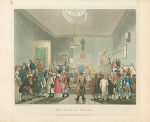 Load image into Gallery viewer, Rowlandson, Thomas & Pugin, Augustus Charles “Bow Street Office.”  From "The Microcosm of London"