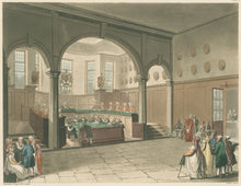 Load image into Gallery viewer, Rowlandson, Thomas & Pugin, Augustus Charles “Doctors Commons.” From "The Microcosm of London"