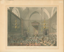 Load image into Gallery viewer, Rowlandson, Thomas & Pugin, Augustus Charles “House of Lords..”  From "The Microcosm of London"