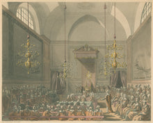Load image into Gallery viewer, Rowlandson, Thomas & Pugin, Augustus Charles “House of Lords..”  From "The Microcosm of London"