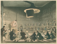 Load image into Gallery viewer, Rowlandson, Thomas & Pugin, Augustus Charles “Drawing from Life at the Royal Academy.” From "The Microcosm of London"