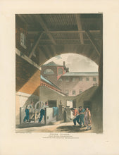 Load image into Gallery viewer, Rowlandson, Thomas & Pugin, Augustus Charles “Water Engine. Cold-Bath-Field’s Prison.”  From "The Microcosm of London"