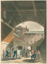 Load image into Gallery viewer, Rowlandson, Thomas & Pugin, Augustus Charles “Water Engine. Cold-Bath-Field’s Prison.”  From "The Microcosm of London"