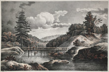 Load image into Gallery viewer, Milbert, Jacques Gerard   "Vue du Cours supérieur de la rivière Mohawk qui se réunit au fleuve Hudson.  Etat de New-York" - Upper Course of the Mohawk River