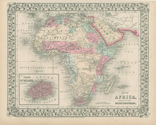 Load image into Gallery viewer, Mitchell, S. Augustus Jr. “Map of Africa, Showing Its Most Recent Discoveries”