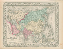 Load image into Gallery viewer, Mitchell, S. Augustus Jr. “Map of Asia, Showing Its Gt. Political Divisions...”
