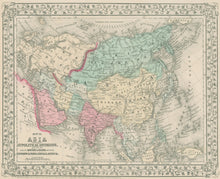 Load image into Gallery viewer, Mitchell, S. Augustus Jr. “Map of Asia, Showing Its Gt. Political Divisions...”
