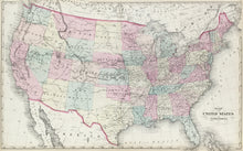 Load image into Gallery viewer, Mitchell Jr., S.A. "Map of the United States and Territories"