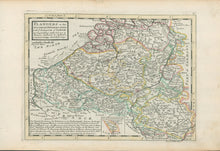 Load image into Gallery viewer, Moll, Herman "FLANDERS or the Austrian Netherlands with ye Bishoprick of Liege.….Agreeable to Modern History by H. Moll, Geogr"