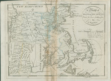 Load image into Gallery viewer, Denison, J. “A Map of Massachusetts from the best Authorities”