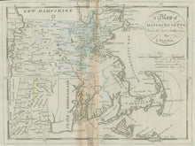 Load image into Gallery viewer, Denison, J. “A Map of Massachusetts from the best Authorities”