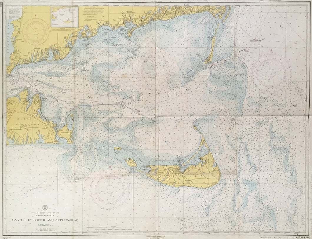 United States Coast Survey “Nantucket Sound and Approaches”