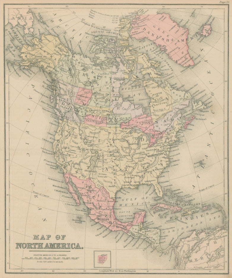 Unattributed  “Map of North America