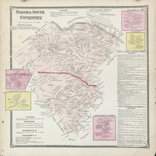 Load image into Gallery viewer, Witmer, A.R.  “North and South Coventry, Coventryville, Madison, Pottstown Landing, Pughtown, Cedarville.” From "Atlas of Chester County"