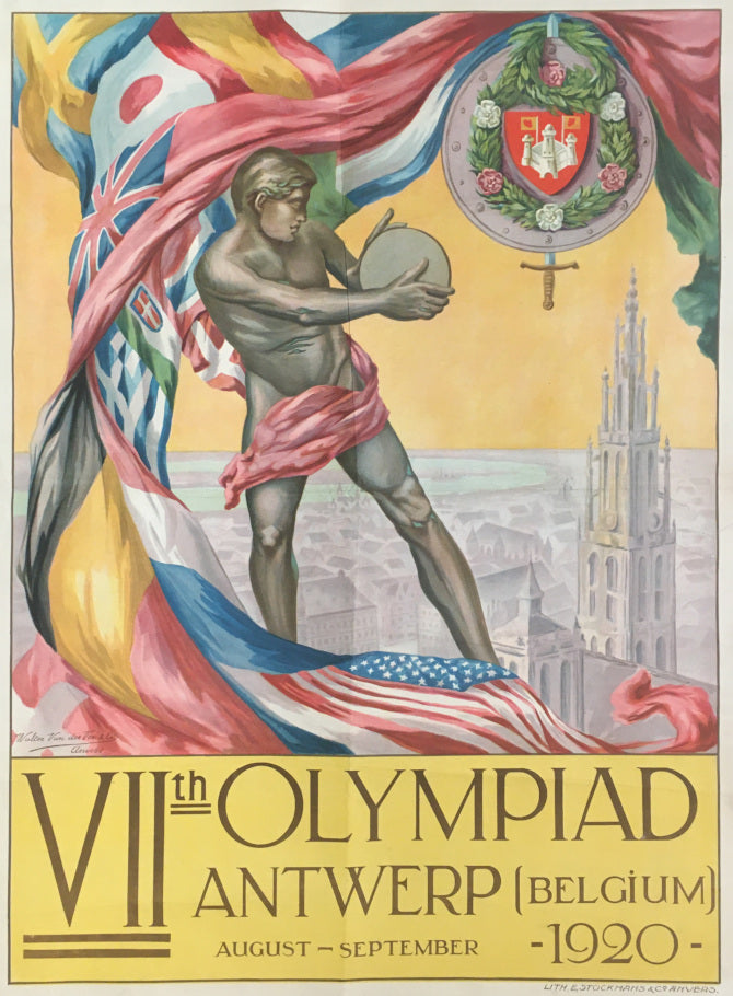 van der Ven, Walter & Martha  “VIIth Olympiad, Antwerp (Belgium) August-September 1920”