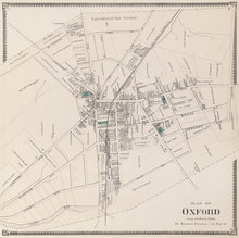 Load image into Gallery viewer, Witmer, A.R.  “Oxford.” From "Atlas of Chester County"