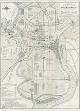 Load image into Gallery viewer, Lippincott &amp; Co., J.B. “Map of a Portion of Philadelphia . . .”
