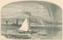 Load image into Gallery viewer, “Crown Point and Port Henry, Lake Champlain.”  From "Picturesque America"