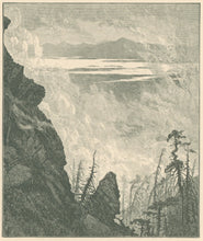 Load image into Gallery viewer, “Glimpse of Lake Champlain from Summit.”  From "Picturesque America"