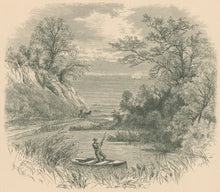 Load image into Gallery viewer, Waud, Alfred R. “Glimpse of Lake Michigan” From "Picturesque America"