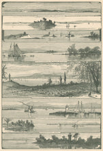 Load image into Gallery viewer, Unattributed “Lake Champlain from Plattsburg to St. Albans.”  From "Picturesque America"