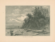 Load image into Gallery viewer, Waud, Alfred R. “The Shore at Lake Forest” From "Picturesque America"