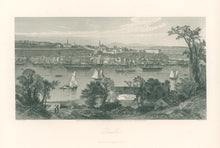 Load image into Gallery viewer, Woodward, J.D.  “Quebec.”  From Picturesque America