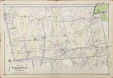 Load image into Gallery viewer, Mueller.  “Part of Tredyffrin Township.”  [Paoli and Chesterbrook] Plate 7.
