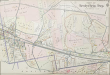 Load image into Gallery viewer, Mueller, A.H.  Plate 9.  “Part of Tredyffrin Township.”  [Paoli and Daylesford]
