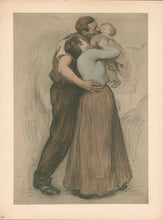 Load image into Gallery viewer, Prouve, Victor Emile  “The Kiss.”  From "L’Estampe Moderne"