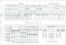 Load image into Gallery viewer, Rae, Julio H. Plate 11.  [South side of Chestnut Street, at top, from the corner of Seventh Street to the middle of the block]
