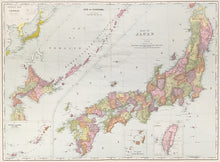 Load image into Gallery viewer, Rand-McNally &quot;Japan.&quot; with insets: &quot;Outline Map of Japan,&quot; &quot;Ezo and Chishima,&quot; &quot;Ryukyu Islands,&quot; &quot;South Extension of Osumi Province,&quot; &amp; &quot;Island of Formosa&quot;
