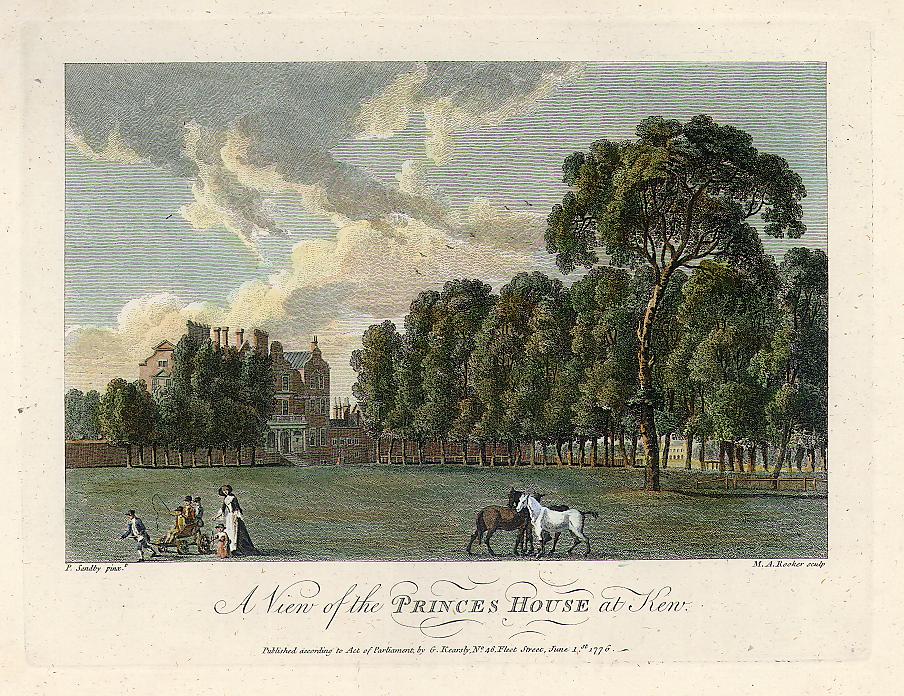 Sandby, Paul. “A View of the Princes House at Kew.”
