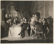 Load image into Gallery viewer, Faed, John  “Shakspeare [sic] and his Friends.”  “Published exclusively for the Members of the Cosmopolitan Art Association. For the Sixth Year 1859-60”

