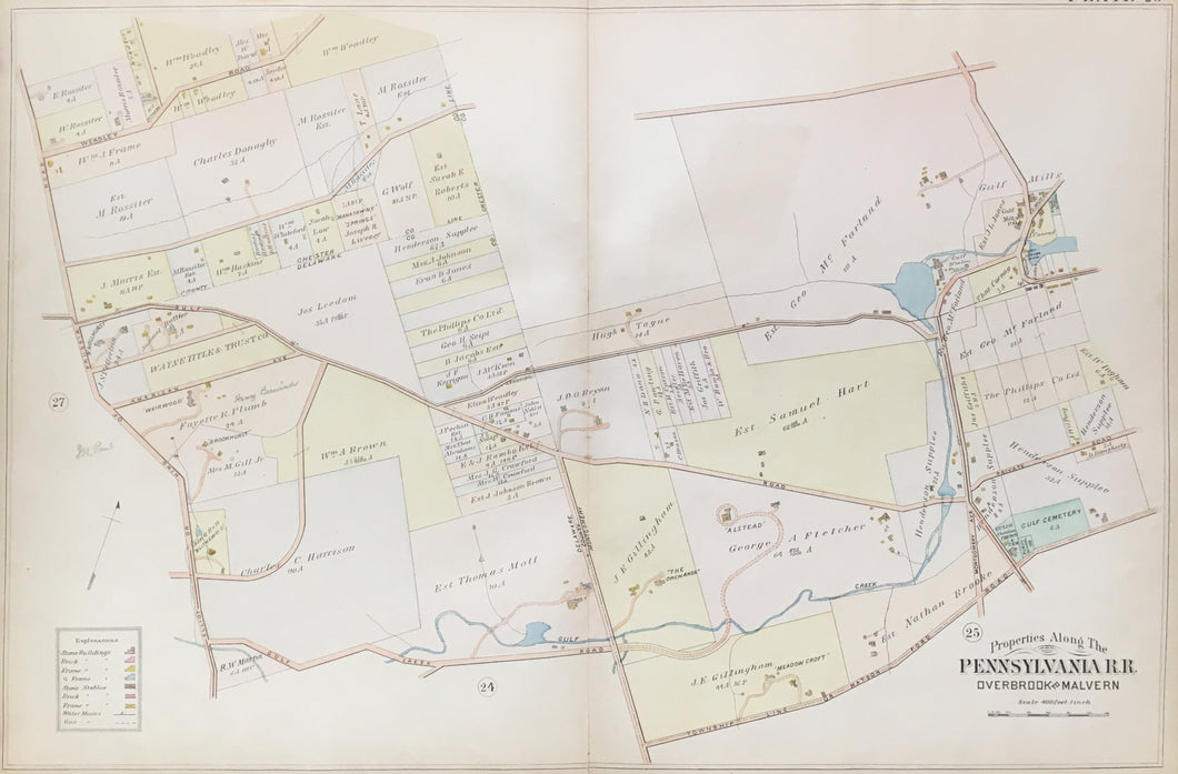Smith, E.V.  [Radnor-Gulf Mills area]. Plate 26.