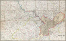 Load image into Gallery viewer, Smith, J.L. "New Map of Philadelphia and Vicinity" 1914