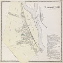Load image into Gallery viewer, Witmer, A.R.  “Springville.” From "Atlas of Chester County"