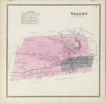 Load image into Gallery viewer, Witmer, A.R.  “Valley.” From "Atlas of Chester County"