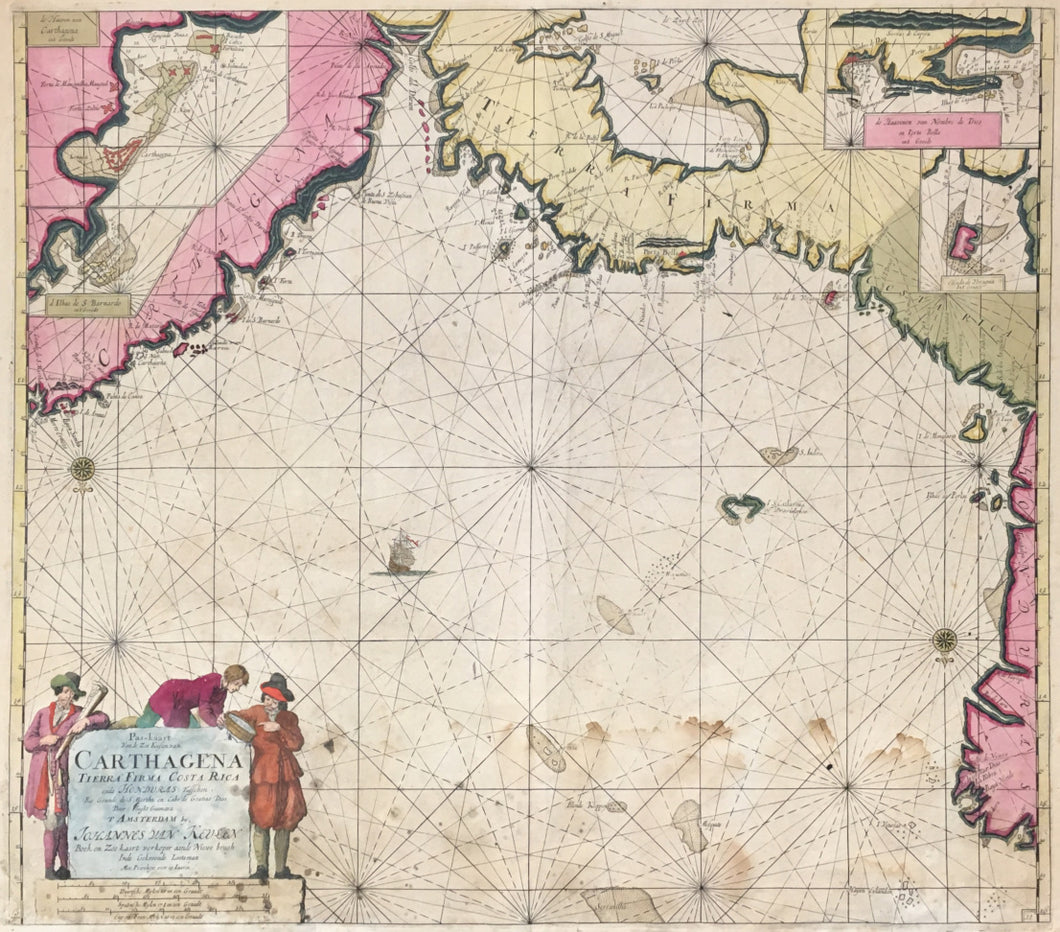 Vooght, C.J.  “Pas-kaarte Van de Zee Kusten van Carthagena Tierra Firma Costa Rica ende Honduras…