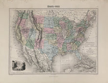 Load image into Gallery viewer, Vuillemin, Alexandre  “États-Unis.”  From "Géographie Universelle"