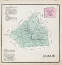 Load image into Gallery viewer, Witmer, A.R.  “Wallace, Moorestown.” From "Atlas of Chester County"