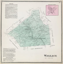 Load image into Gallery viewer, Witmer, A.R.  “Wallace, Moorestown.” From "Atlas of Chester County"