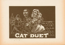 Load image into Gallery viewer, Washington, Earl M., attributed "Cat Duet"