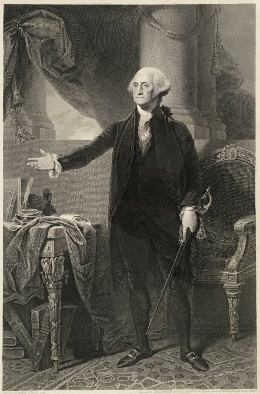 Stuart, Gilbert  “General Washington. Painted by Gilbert Stuart 1797.  Engraved by James Heath...”
