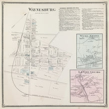 Load image into Gallery viewer, Witmer, A.R.  “Waynesburg, West Grove, Landenberg.” From "Atlas of Chester County"